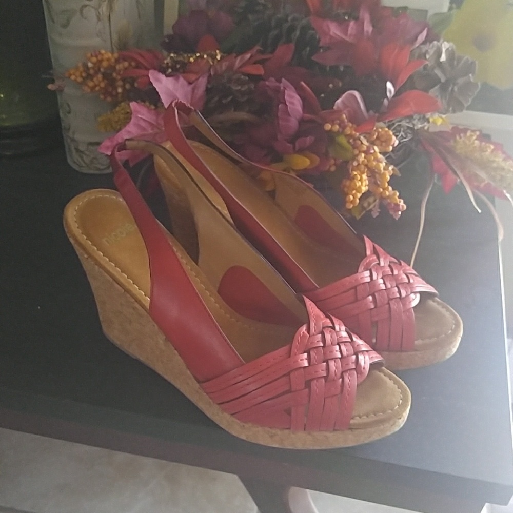 Red Corkscrew Wedges
